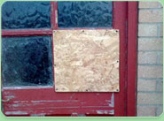 boarded up Kensal Green